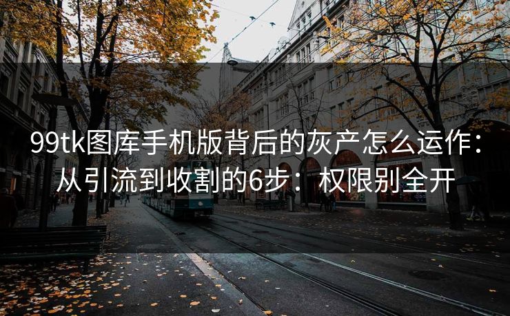 99tk图库手机版背后的灰产怎么运作：从引流到收割的6步：权限别全开